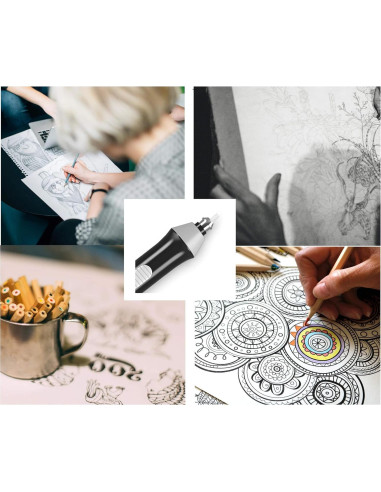 Borrador Eléctrico Artme con 22 Recambios - 16.5cm