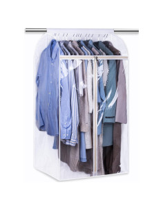 Bolsas de Ropa Colgantes KEETDY 109 cm Transparente con Ventana