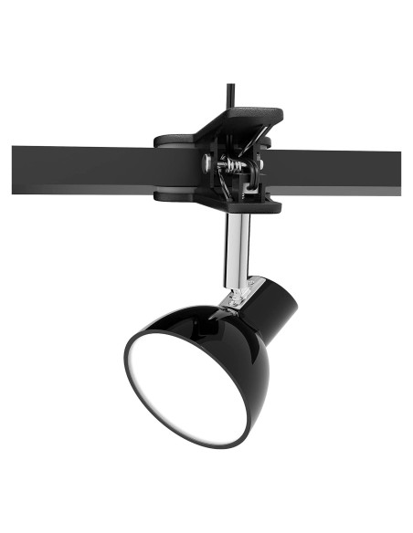 Lámpara de Clip LED deeloop 5W 400 Lúmenes Rotación 330 Negra