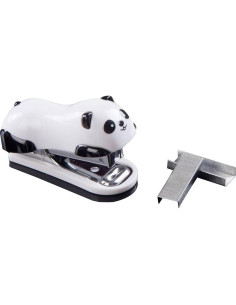 Mini Grapadora de Escritorio DECORA Panda con 1000 Grapas 2