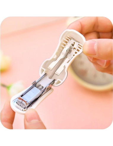 Mini Grapadora de Escritorio DECORA Panda con 1000 Grapas