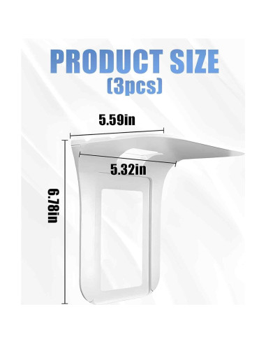 Estante de Enchufe Gaahkai SL064 - 3 Paquetes, 17x15 cm