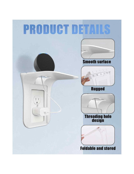 Estante de Enchufe Gaahkai SL064 - 3 Paquetes, 17x15 cm