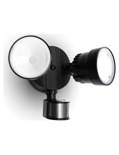 Luz de Inundación LED LUTEC P6221B-PIR24 2000 Lúmenes 18W