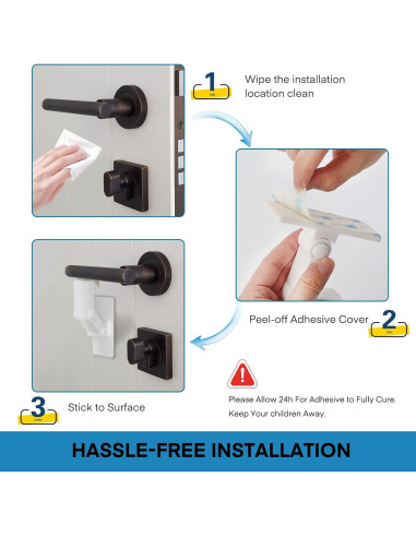 Cerradura de Palanca FYY para Puertas a Prueba de Niños - 1 Paquete