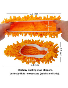 Cubiertas de Zapatos de Mopa SUSIFT 10 Pcs Lavables 23.9x10.2cm 2