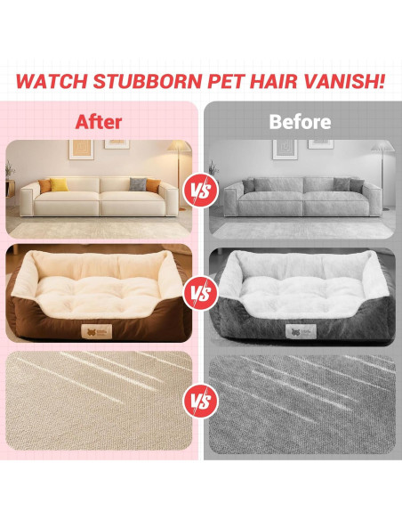 Guantes de Acicalamiento Korwuira 2 Piezas para Mascotas