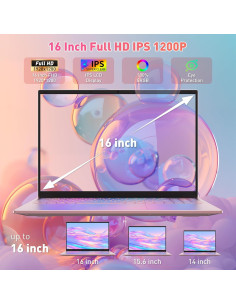 Laptop 16" Auusda FHD Rosa, i3 16GB RAM 1TB SSD, Win11 Pro 2