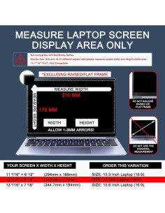 Filtro de Privacidad para Laptop 14" Halloive 360 Antirreflejo 2