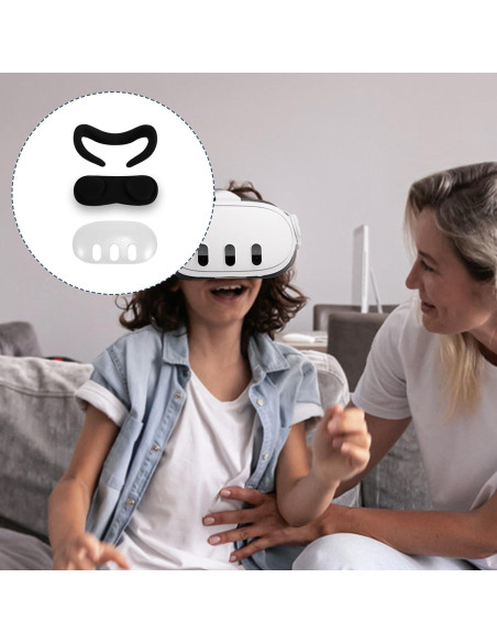 Cubierta Facial de Silicona para Meta Quest 3 - Accesorios VR
