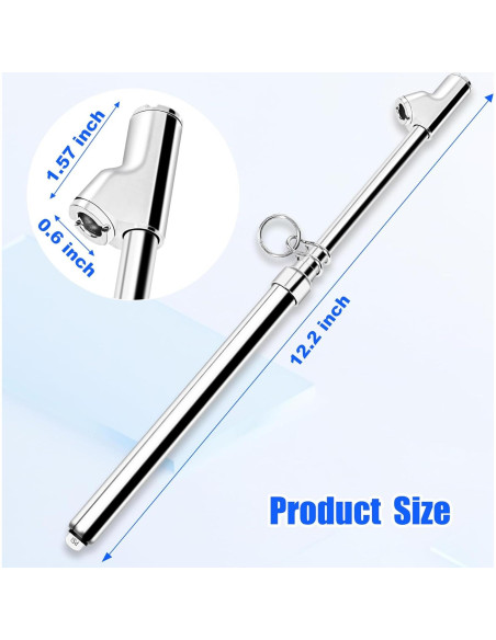 Juego de 2 medidores de presión neumáticos Builimeer 10-150 PSI