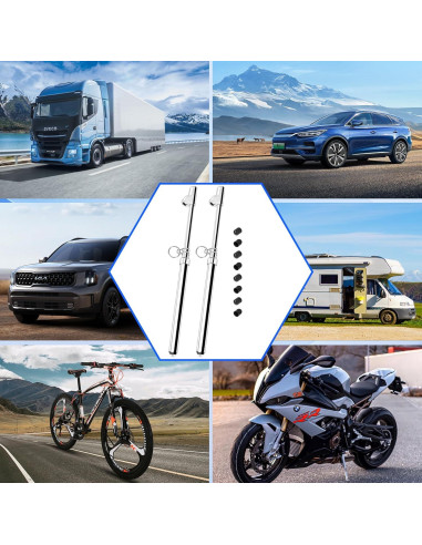 Juego de 2 medidores de presión neumáticos Builimeer 10-150 PSI