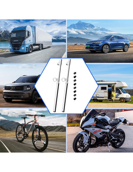 Juego de 2 medidores de presión neumáticos Builimeer 10-150 PSI