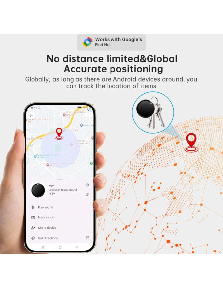 Etiqueta de Seguimiento JNLIK F08 para Android - IP65, 1 Año Batería