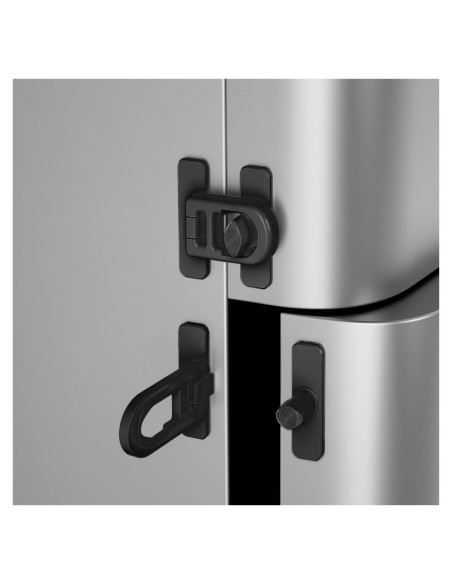 Cerraduras de Refrigerador a Prueba de Niños - 2 Piezas - Negro