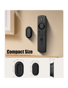 Soporte Magnético para Control Remoto Nearockle 5 Piezas Negro 2
