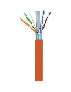 Cable Riser Blindado Cat6 Elite Infinity 1000 pies 550MHz Naranja 2
