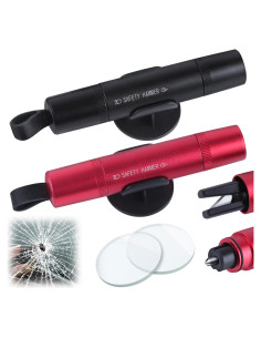 Martillo de Seguridad LEONTOOL 2-en-1 Cortador y Rompedor