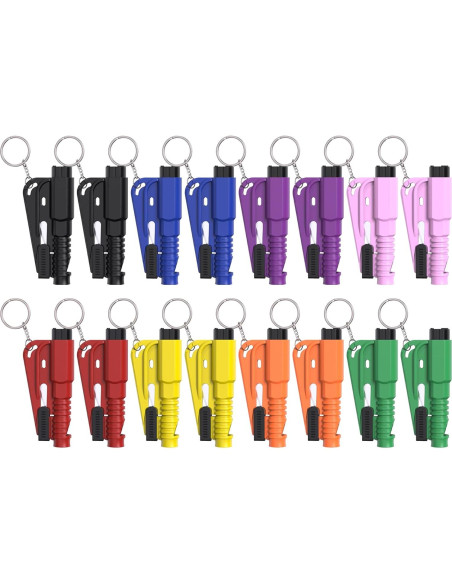 Herramienta de Escape 3 en 1 Fonestuff - Rompe Ventanas y Cortador de Cinturón