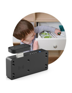 Cerradura de Cajón RFID eLinkSmart YL-F3BC Bluetooth Negra