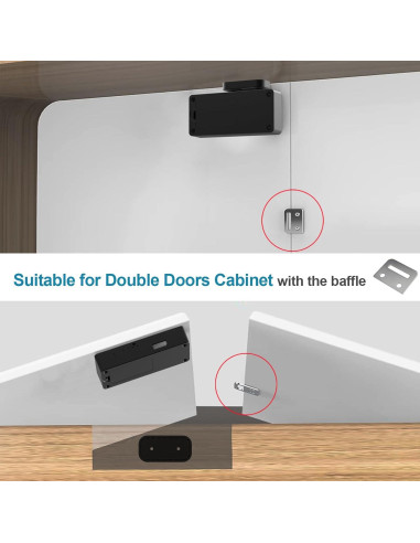 Cerradura de Cajón RFID eLinkSmart YL-F3BC Bluetooth Negra