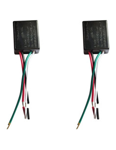 Interruptor Táctil SaiDian 2Pcs 120V Regulador de Luz LED
