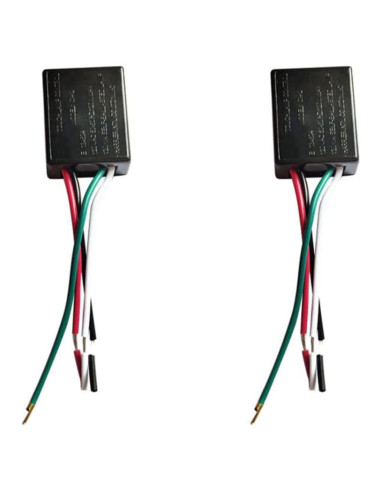 Interruptor Táctil SaiDian 2Pcs 120V Regulador de Luz LED