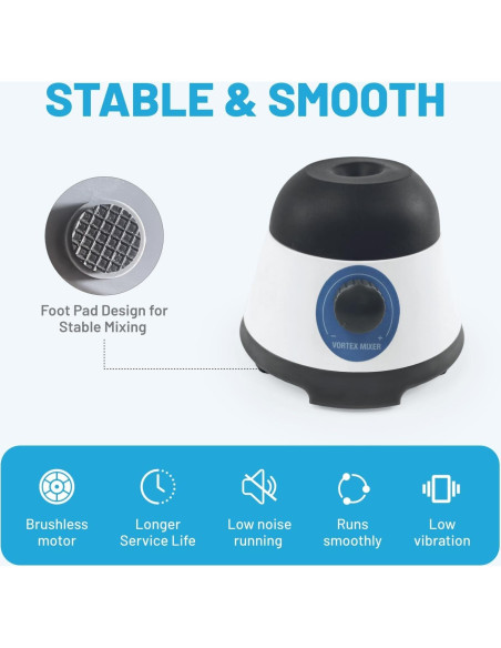 Mezclador Vortex VISOSCI Táctil 0-3500RPM para Pinturas