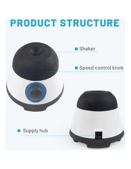 Mezclador Vortex VISOSCI Táctil 0-3500RPM para Pinturas