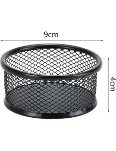 Soporte de Clips de Papel Zhuluck en Malla Negra para Oficina 2