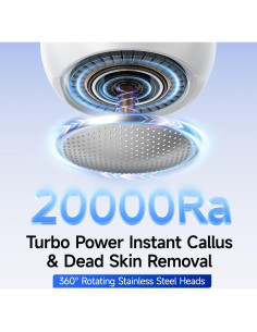 Removedor de Callos Eléctrico CJC IPX6 Recargable Negro 2