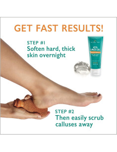 Kit Pedicura Gilden Tree: Gel Urea 42% + Exfoliador Terracota 2