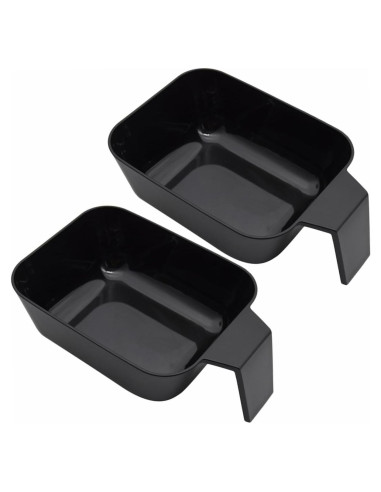 2 Tazones para Tinte de Cabello Beatifufu 18x12.2cm Negro