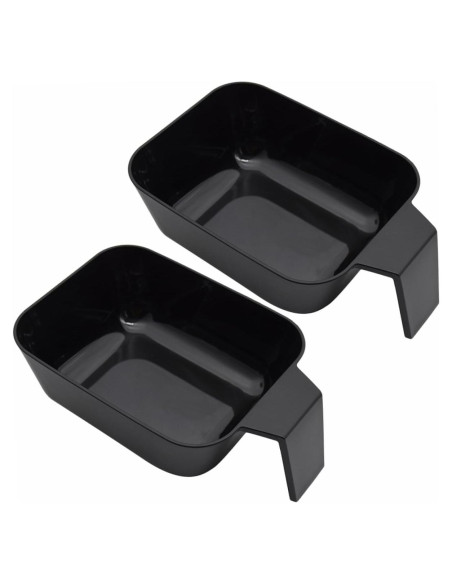2 Tazones para Tinte de Cabello Beatifufu 18x12.2cm Negro