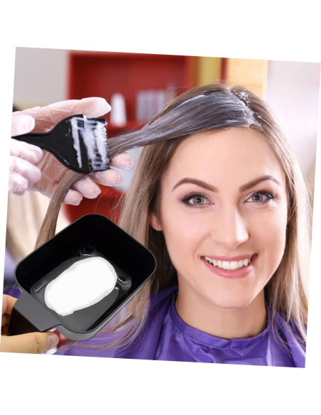 2 Tazones para Tinte de Cabello Beatifufu 18x12.2cm Negro