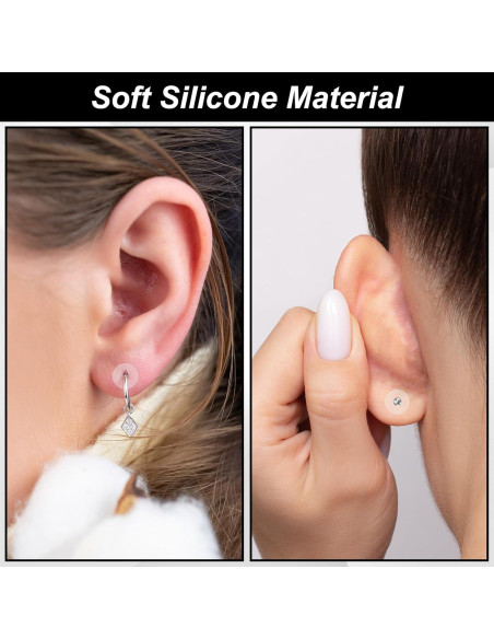 60 Discos de Perforación Silicona LIQWEI para Aretes