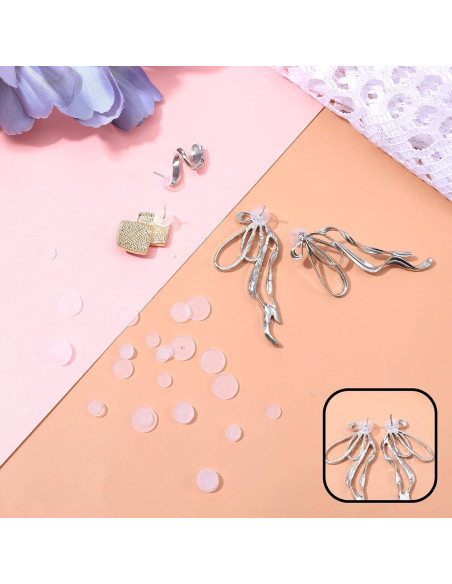 60 Discos de Perforación Silicona LIQWEI para Aretes