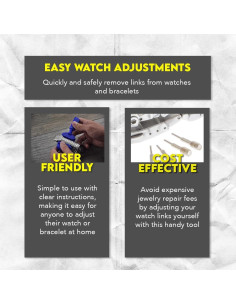 Herramienta Quitalink de Reloj SE JT6305A - Ajustes DIY 2