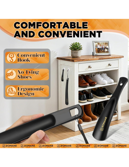 Cuerno de Zapato Largo ZOMAKE 40.64 cm para Personas Mayores