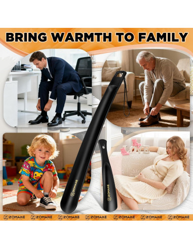 Cuerno de Zapato Largo ZOMAKE 40.64 cm para Personas Mayores