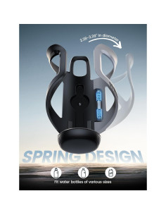 Soporte para Botella de Agua Lamicall BCSW03-U Negro 5.79-8.61 cm 2