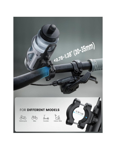 Soporte para Botella de Agua Lamicall BCSW03-U Negro 5.79-8.61 cm