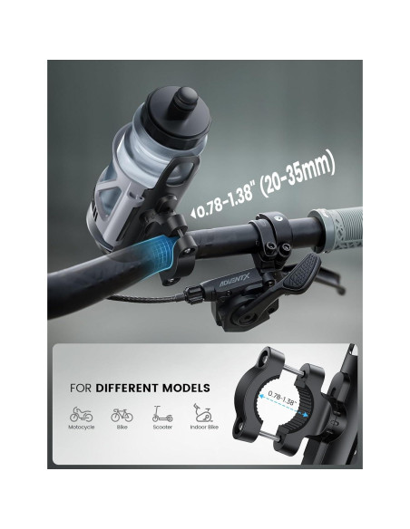 Soporte para Botella de Agua Lamicall BCSW03-U Negro 5.79-8.61 cm