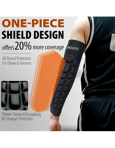 Mangas Acolchadas Frelaxy para Codo y Antebrazo - Paquete de 2