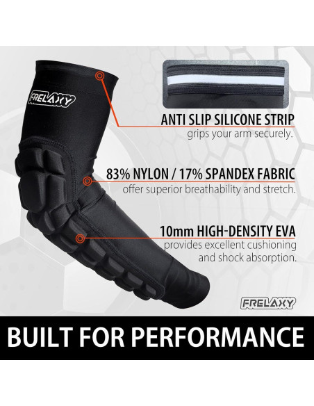 Mangas Acolchadas Frelaxy para Codo y Antebrazo - Paquete de 2