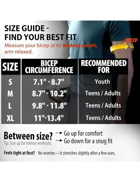 Mangas Acolchadas Frelaxy para Codo y Antebrazo - Paquete de 2