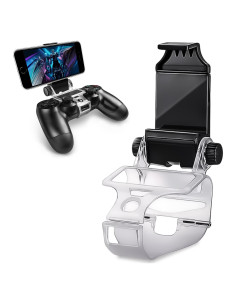 Soporte para Teléfono de Controlador PS4 ADZ - Clip Ajustable para Dualshock 4