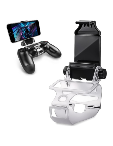 Soporte para Teléfono de Controlador PS4 ADZ - Clip Ajustable para Dualshock 4