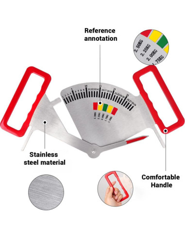 Calibrador de Grasa de Cerda 2025 - Regla de Condición Corporal