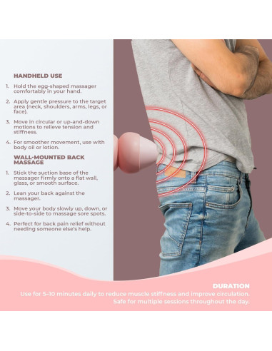 Bola de Masaje Montable WeeCosy para Alivio de Puntos Gatillo